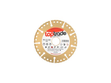 toptrade kotouc diamantovy univerzalni 125 x 1 5 x 22 2 mm