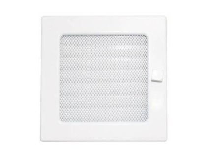 149367 Mrizka krbova uzaviratelna s rameckem a sitovinou LKM 170 x 170 mm bily lak 0718 0z