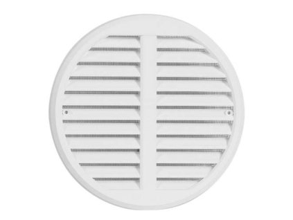 149205 Mrizka vetraci kruhova krytka stavitelna se sitovinou VM 125 160 mm KS bila 0415 0z
