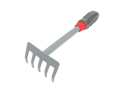 toptrade hrabe kovove 5 zubu pp rukojet delka 28 cm