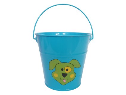 reflex naradi zahradni detske vedro kovove modre 1 2 l