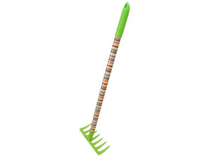 reflex naradi zahradni detske kovove hrabe 7 zubu dlouha nasada 63 cm