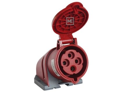 Zásuvka 32A/400V 4-pólová IP44