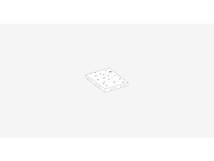 Dlažba Travertino 30x30x4,5
