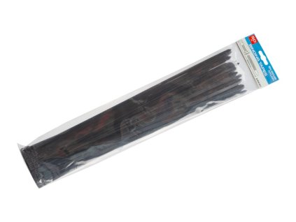 Pásky vázací 500x7.6mm 50ks černá