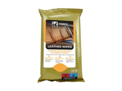 Vlhcene cistici ubrousky na kozene povrchy