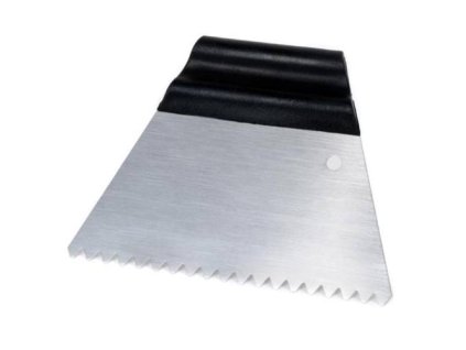 KU0518 Sterka nerez na lepidla zuby 6 mm 180 mm trojuhelnik 0z