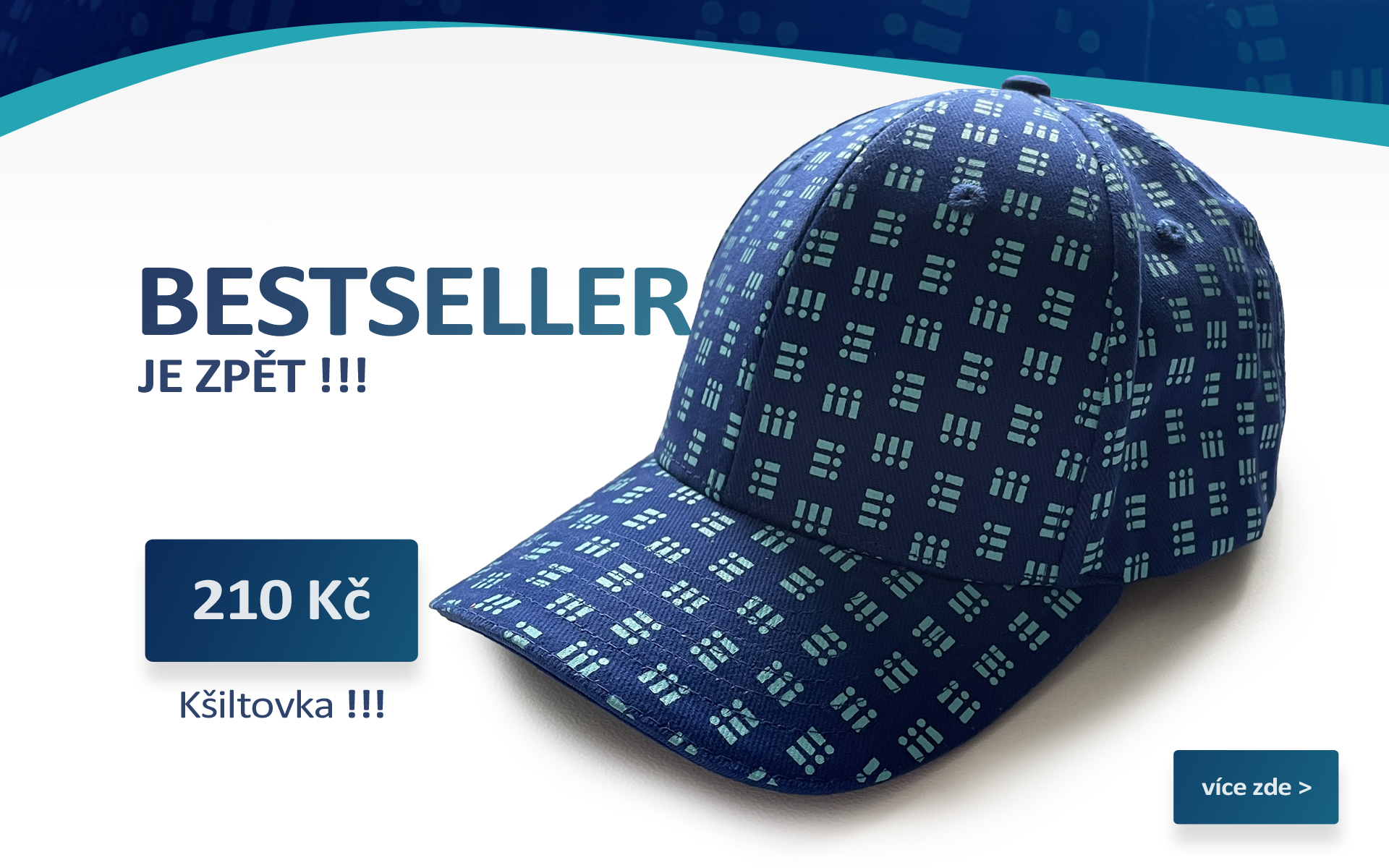 Kšiltovka s vykřičníky