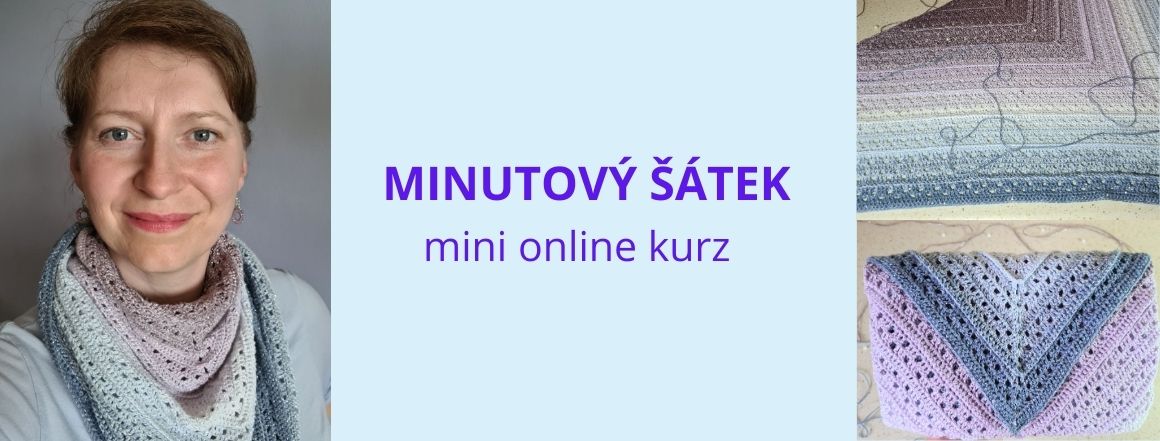 Minutový šátek . online kurz, návod