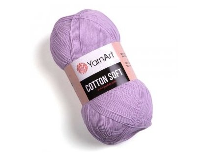 yarnart cotton soft 19 svetle fialova