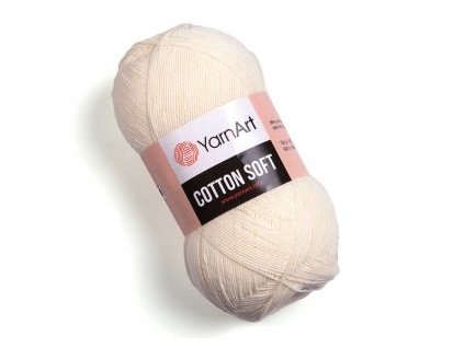 yarnart cotton soft 03 smetanova