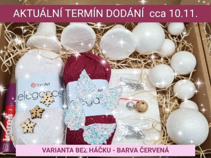Adventní háčkování - all inclusive balíček s materiálem i návody