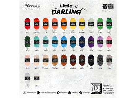 little darling scheepjes vzornik barev