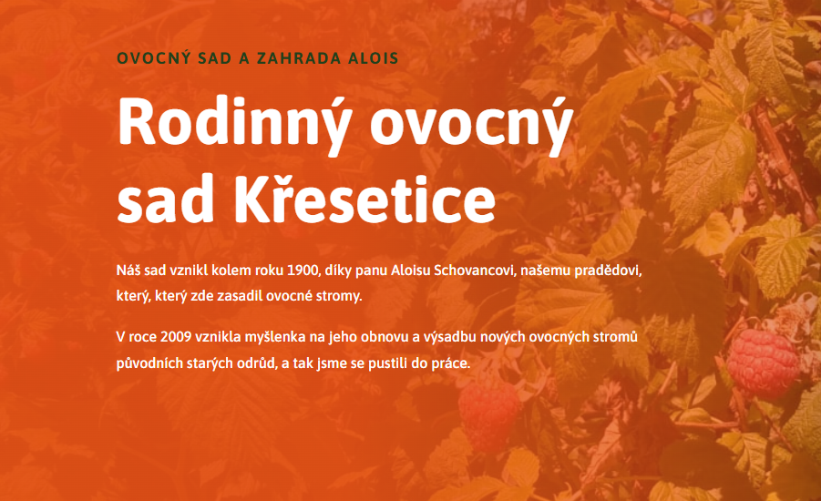 ovocný sad