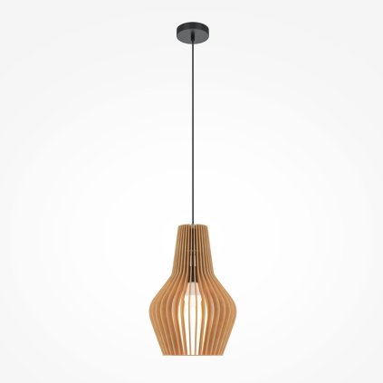 designové svítidlo ze dřeva