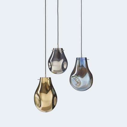 skleněná svítidla v mnoha barvách