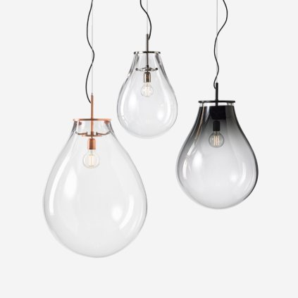 moderní skleněná svítidla