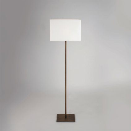 stojací lampa s bronzovou nohou