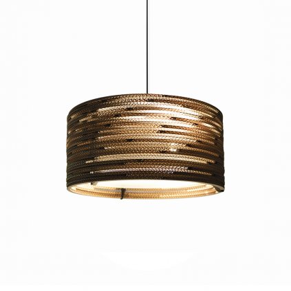 svěšené svítidlo ve tvaru válce