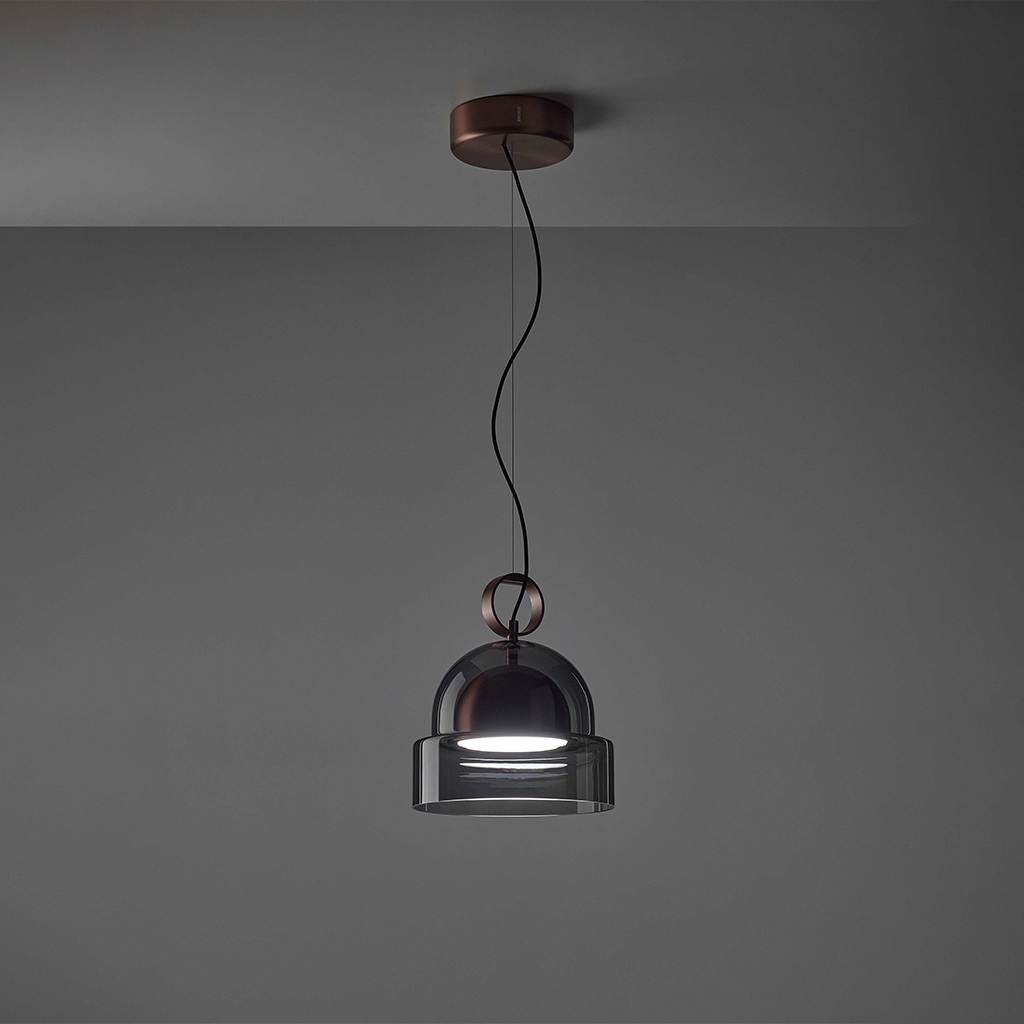designové světlo ze skla