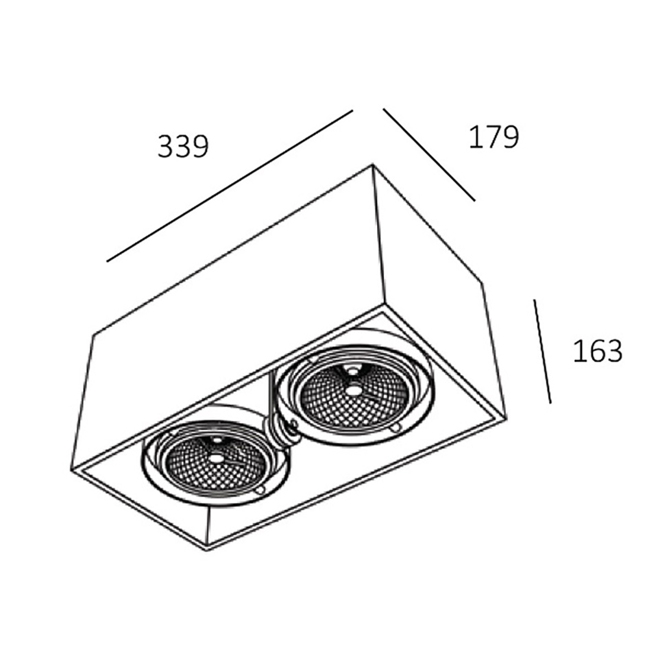 woodLED duospot vykres
