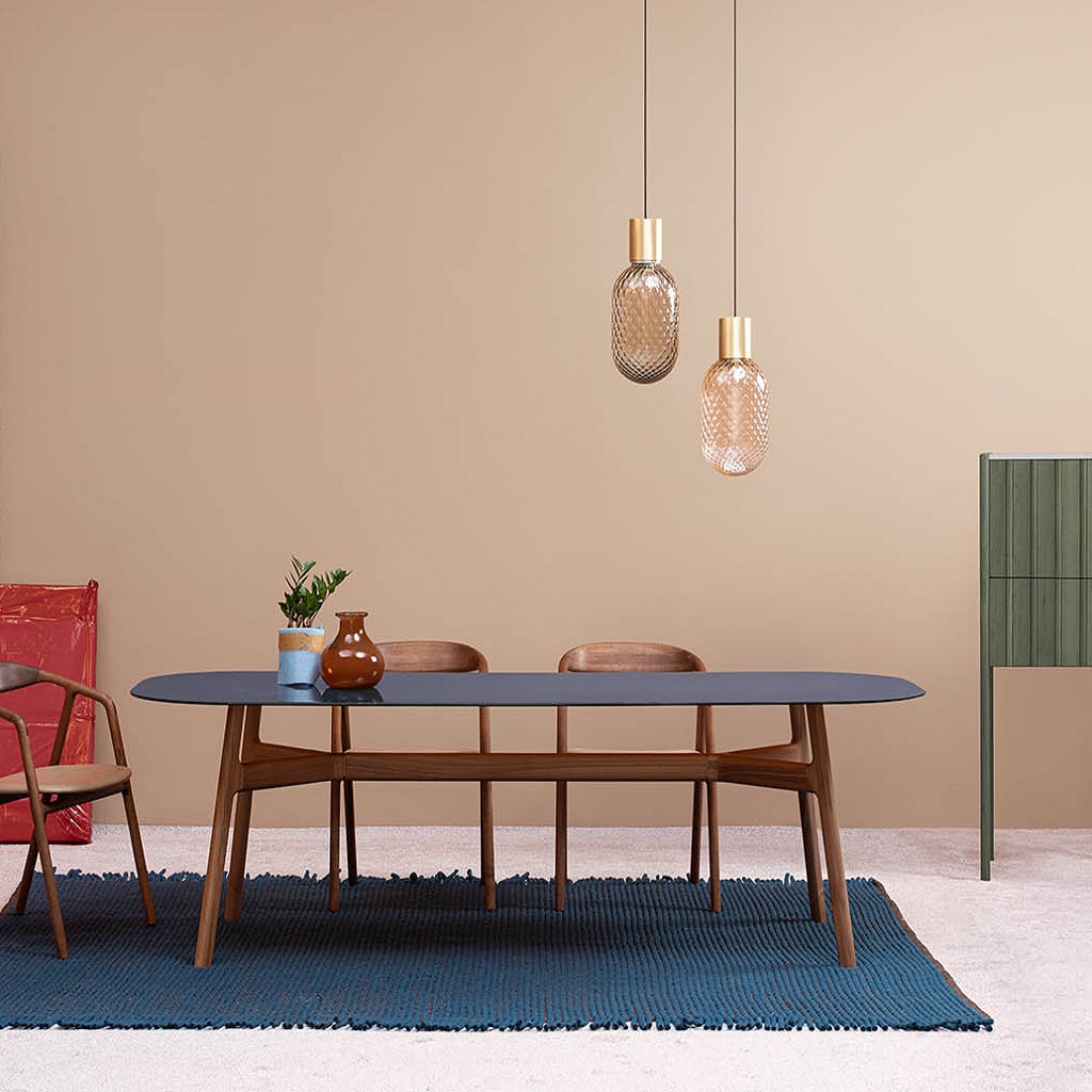 designové závěsné svítidlo sklo styl