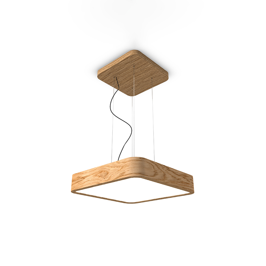 designové svítidlo ze dřeva