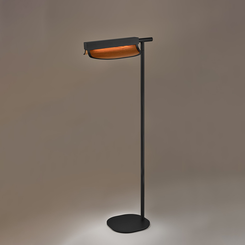 led lampa ze dřeva