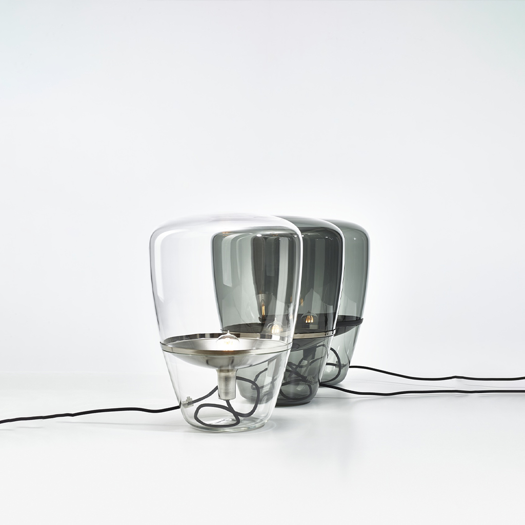 lampa sklo kov