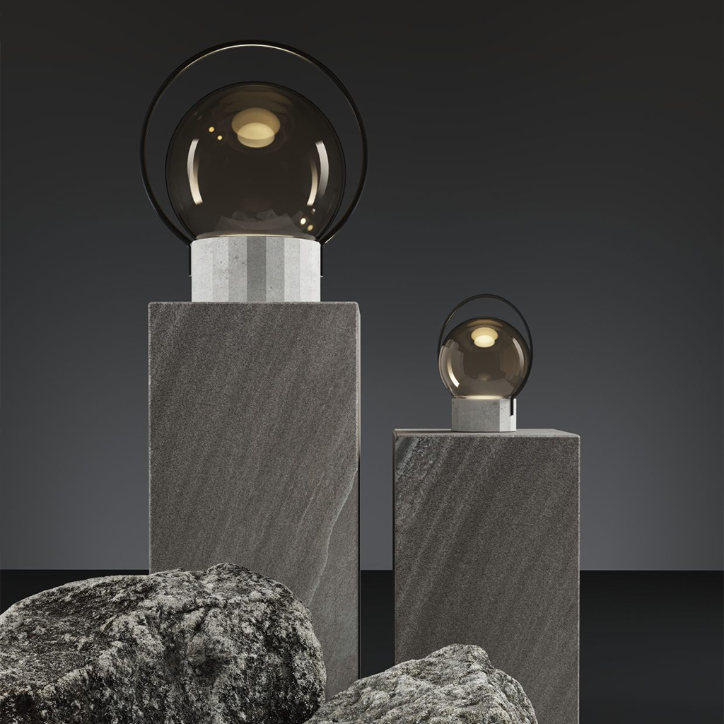 lampa z betonu