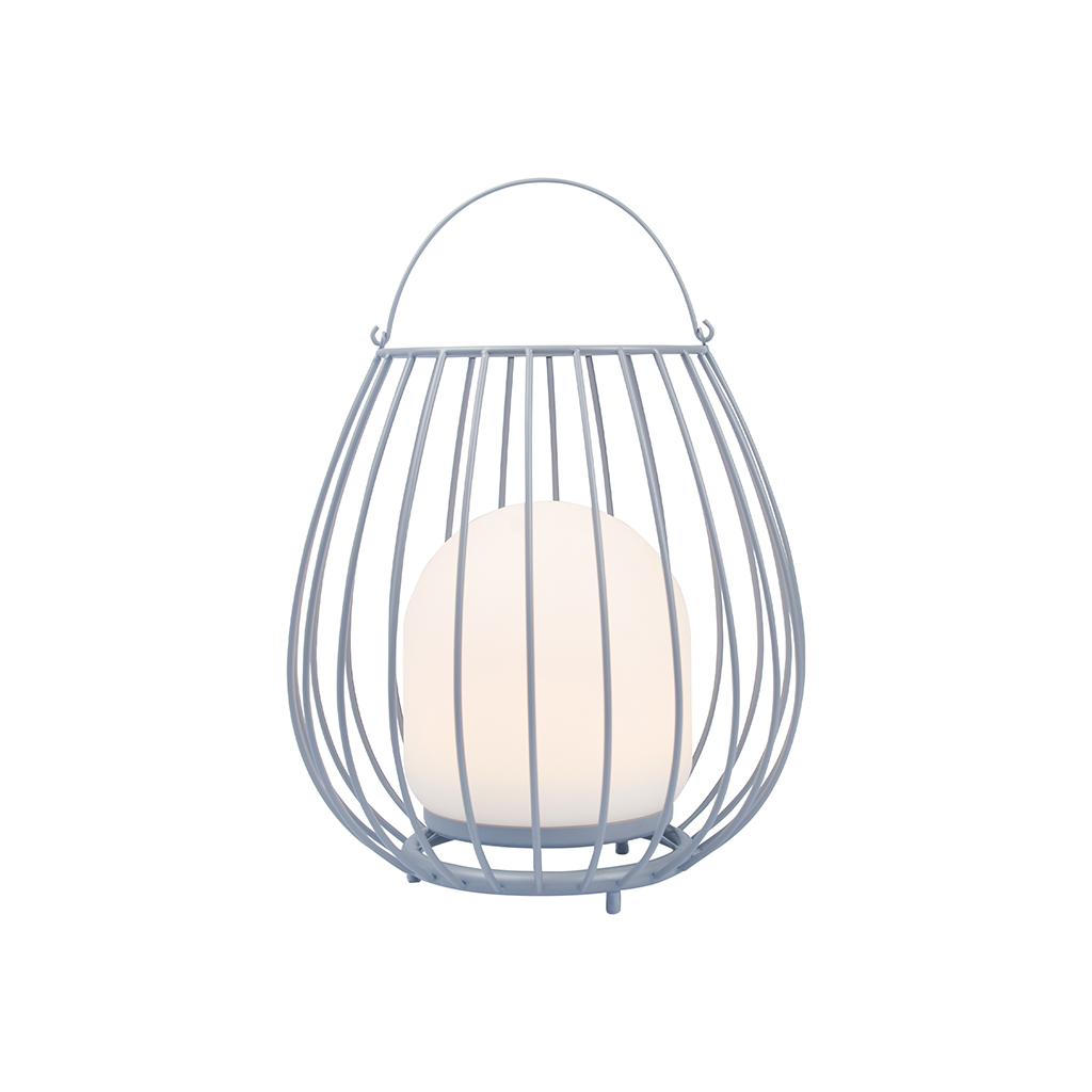 světlá drátěná lampa