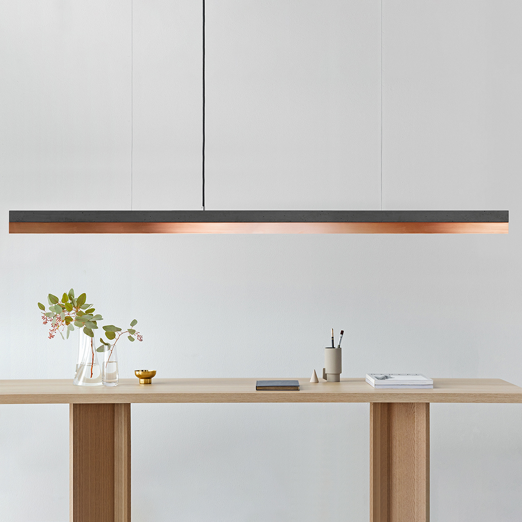 designové svítidlo nad jídelní stůl