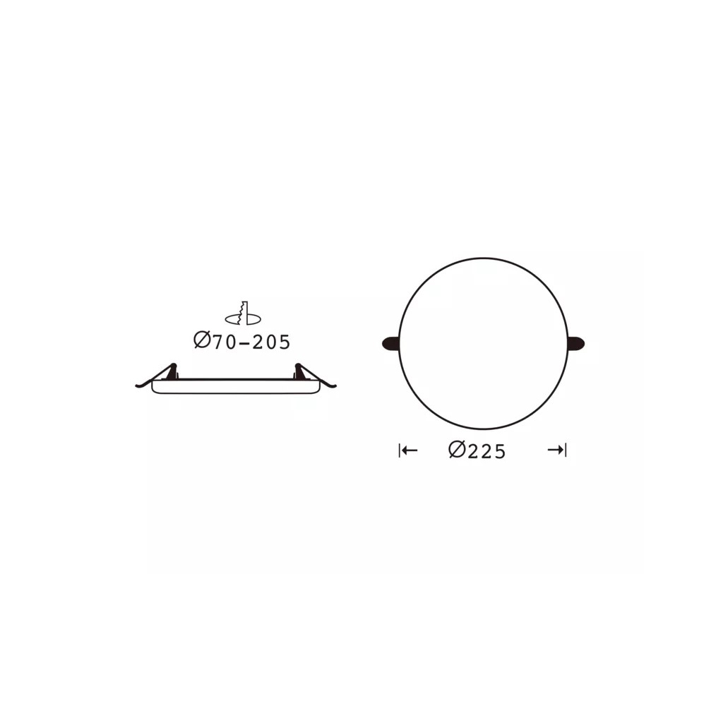 maan recessed