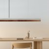 Lineární svěšené LED svítidlo C1 light (Dekor Pálené dřevo, Stmívání Stmívatelné DALI touch dim, Teplota chromatičnosti 4000 Kelvinů)
