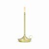 mosazná stolní lampička