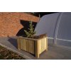 Dřevěný samozavlažovací truhlík obdélník květináč 87 x 56 x 45,3 cm