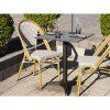 1307 6 hlinikovy bistro stol tmavosivy