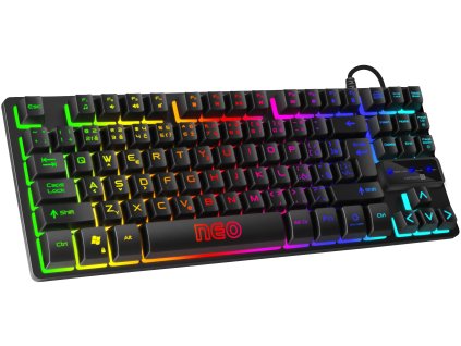 178904 connect it neo compact herni klavesnice cerna