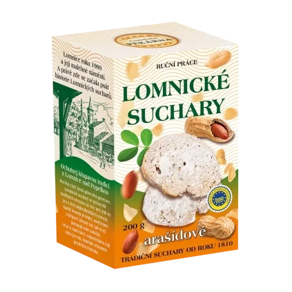 Lomnické suchary arašídové 200g