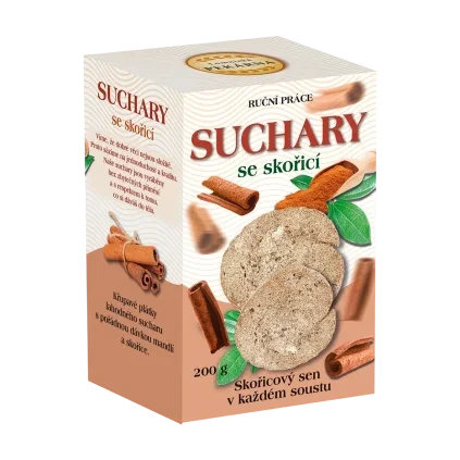 Suchary se skořicí 200g