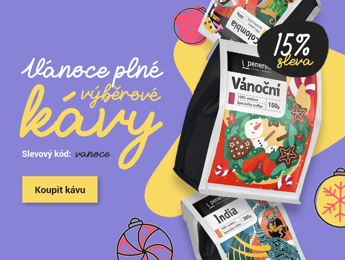 15% sleva na kávu