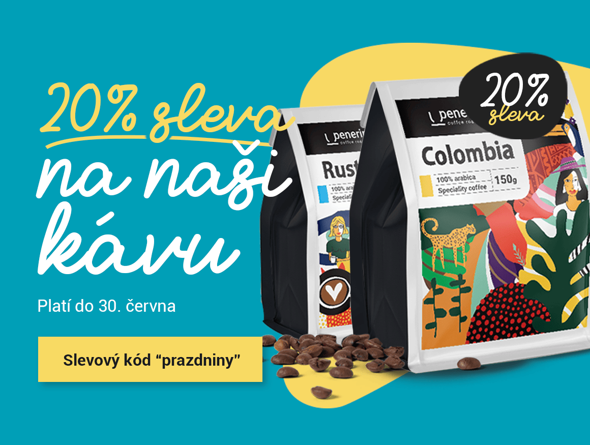 20% sleva na kávu - prazdniny