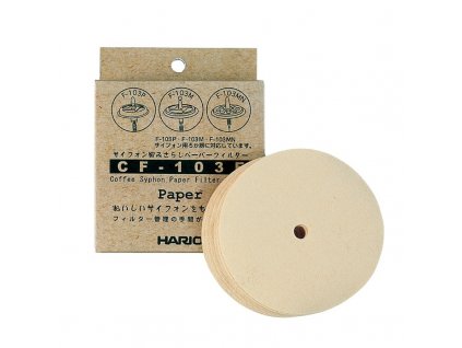 Hario papírové filtry pro Vacuum pot (100 ks)