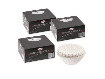 Moccamaster papírové filtry pro Thermoserve a CDT 100 ks
