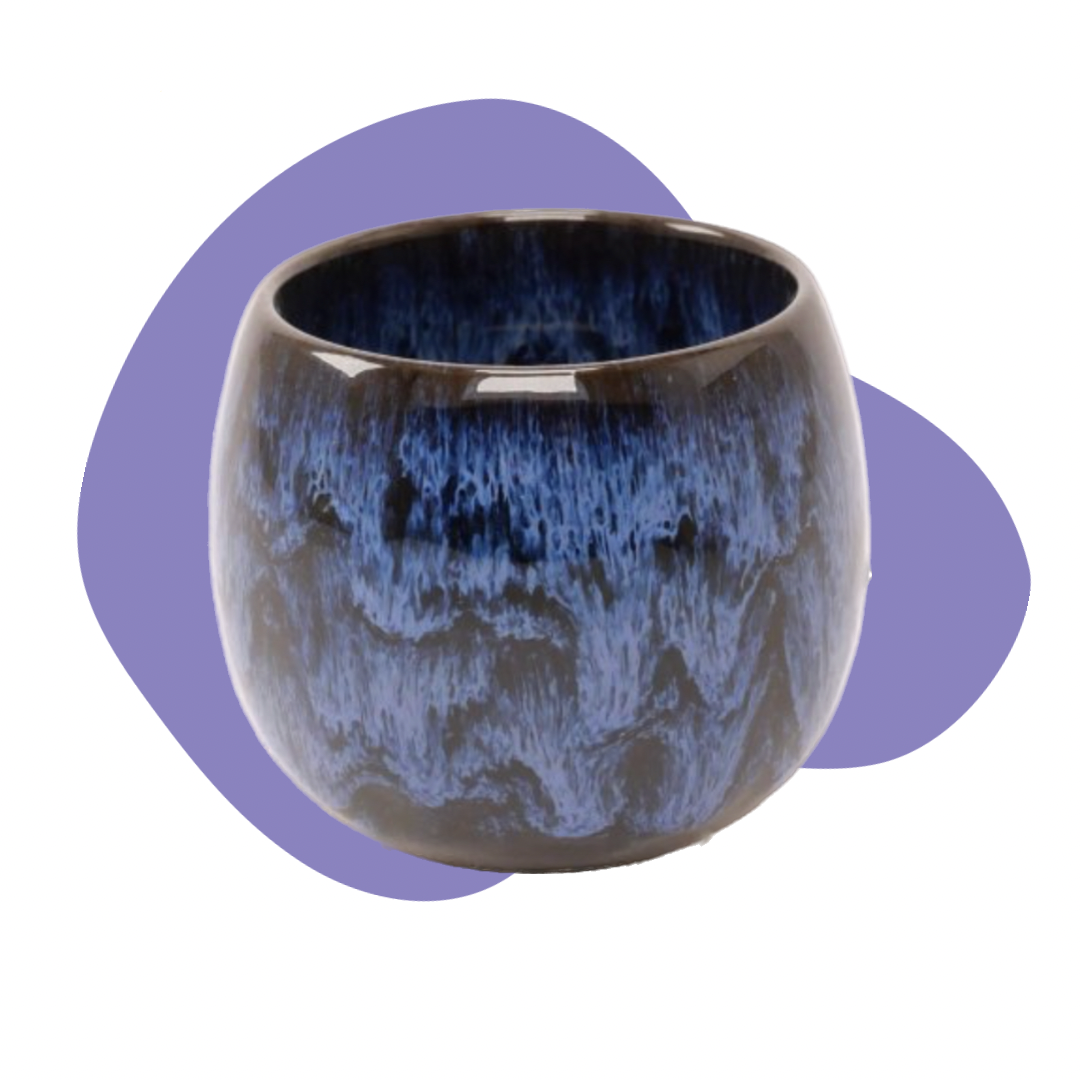 Penerini coffee Egg - Keramický šálek Dark Blue