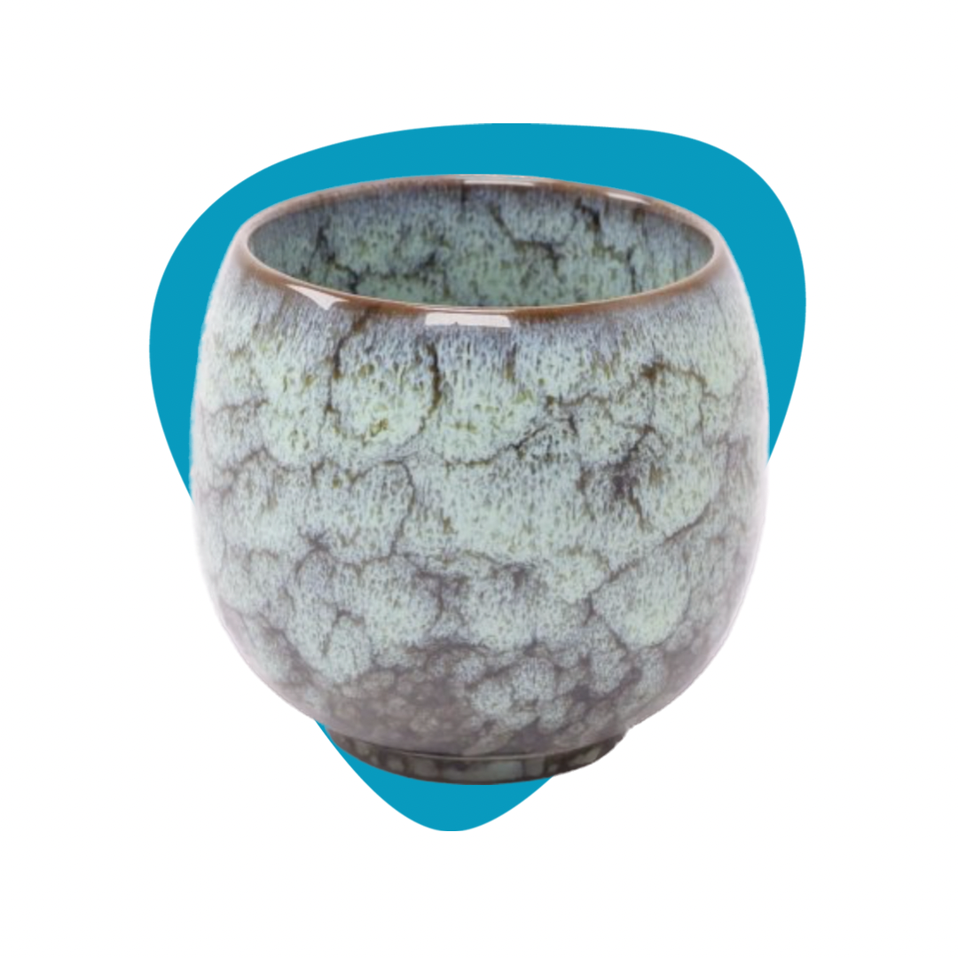 Penerini coffee Egg - Keramický šálek Tyrkys