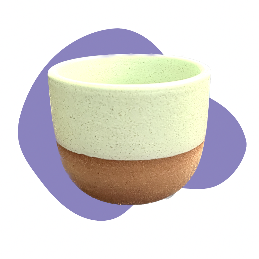 Keramický šálek NUDE pastel mint