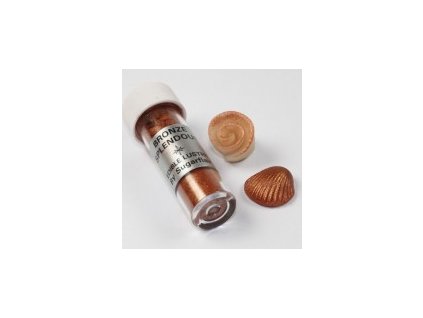 jedl prachov perleov barva sugarflair 7 ml bronze splendour