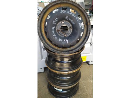 Sada 4 plechových  disků 6,5Jx15 H2 ET27 4x108 Citroen Berlingo