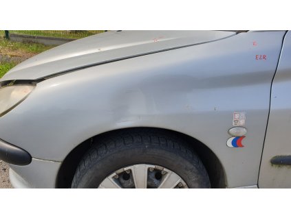 Peugeot 206 1.1 i   1998-2010  blatník levý přední barva EZR